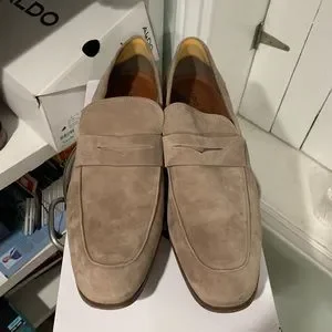 Aldo | Shoes | Mens Aldo Loafers Grey Like New Size 2 | Poshmark display picture 2